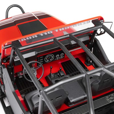 1-10-scx10-iii-jeep-cj-7-4x4-rtr-brushed-rock-crawler-red (20) 1/10 SCX10 III Jeep CJ-7 4X4 RTR Brushed Rock Crawler, Vermelho