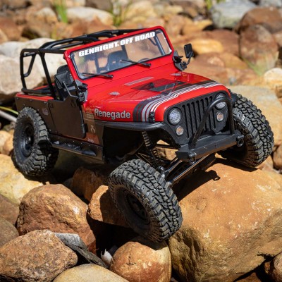 1-10-scx10-iii-jeep-cj-7-4x4-rtr-brushed-rock-crawler-red (3) 1/10 SCX10 III Jeep CJ-7 4X4 RTR Brushed Rock Crawler, Vermelho