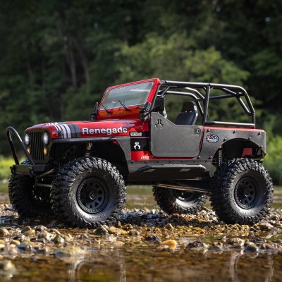 1-10-scx10-iii-jeep-cj-7-4x4-rtr-brushed-rock-crawler-red (6) 1/10 SCX10 III Jeep CJ-7 4X4 RTR Brushed Rock Crawler, Vermelho