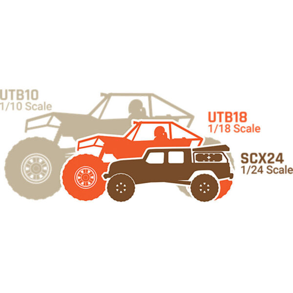 1/10 UTB10 Capra 1.9 4WS 4X4 Unlimited Trail Buggy Brushed RTR Yellow