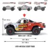 1/8 MOJAVE 4S 4X4 RTR Brushless Desert Truck