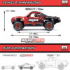 1-16 MOJAVE GROM 4X4 RTR Brushed Desert Truck (Battery & Charger Included)