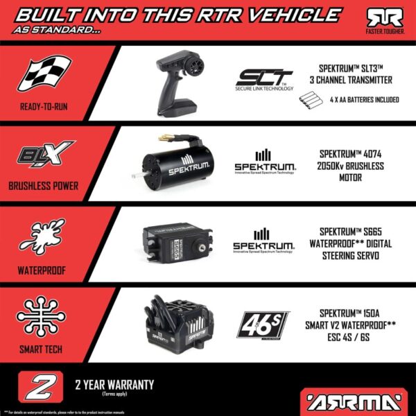 1/8 KRATON 6S 4X4 RTR Brushless Speed Truck