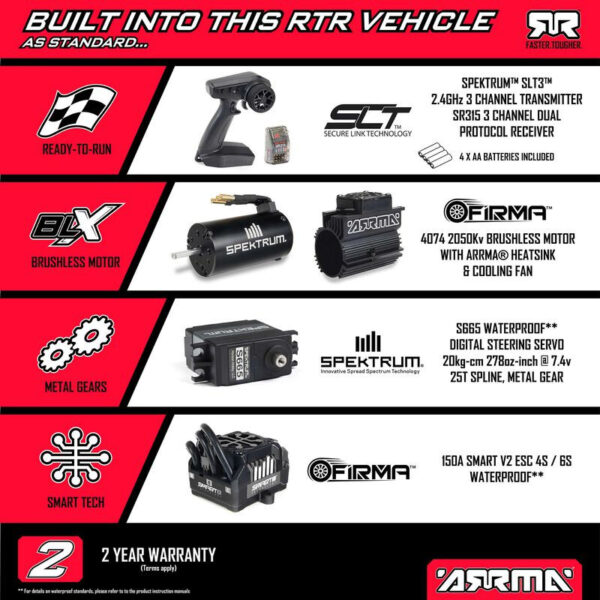1/8 KRATON 6S EXB 4X4 RTR Brushless Speed Truck BLACK