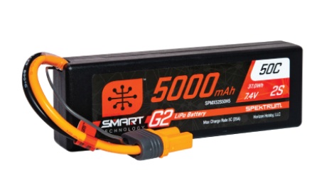 Smart Powerstage 4S Surface Bundle: (2) G2 5000mAh 2S LiPo IC5 & S2100 Charger EU