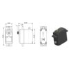 Servo "S350MH" 35kg 25T/JR Metal Gear