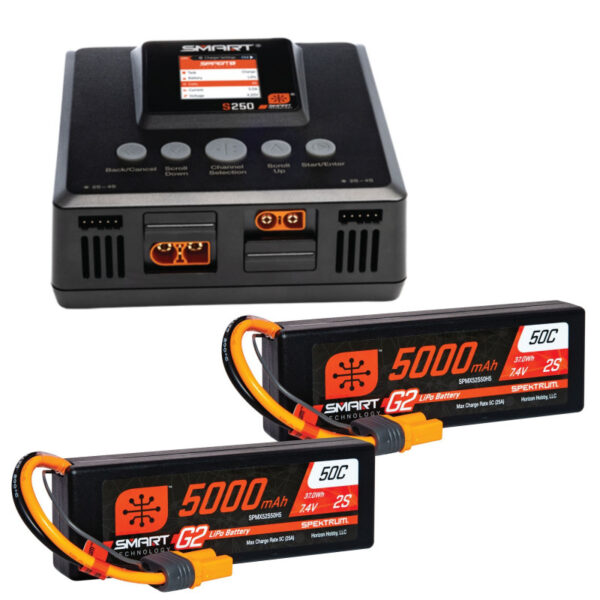 smart-powerstage-4s-surface-bundle-2-g2-5000mah-2s-lipo-ic5-s250-charger-eu Smart Powerstage 4S Surface Bundle: (2) G2 5000mAh 2S LiPo IC5 & S250 Charger EU